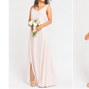 Mumu weddings maxi dress